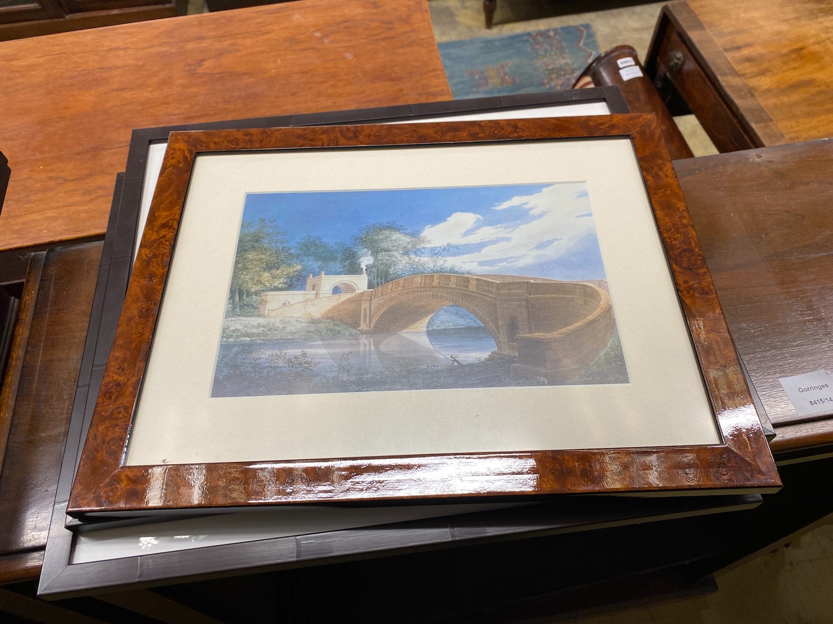 Ten assorted prints, largest 35 x 45cm
